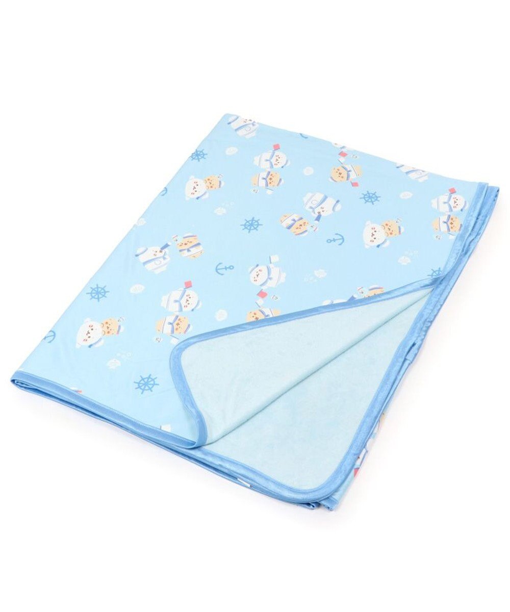 Mother garden しろたん 快眠 クール シングルケット 《マリン柄》 140×200cm 