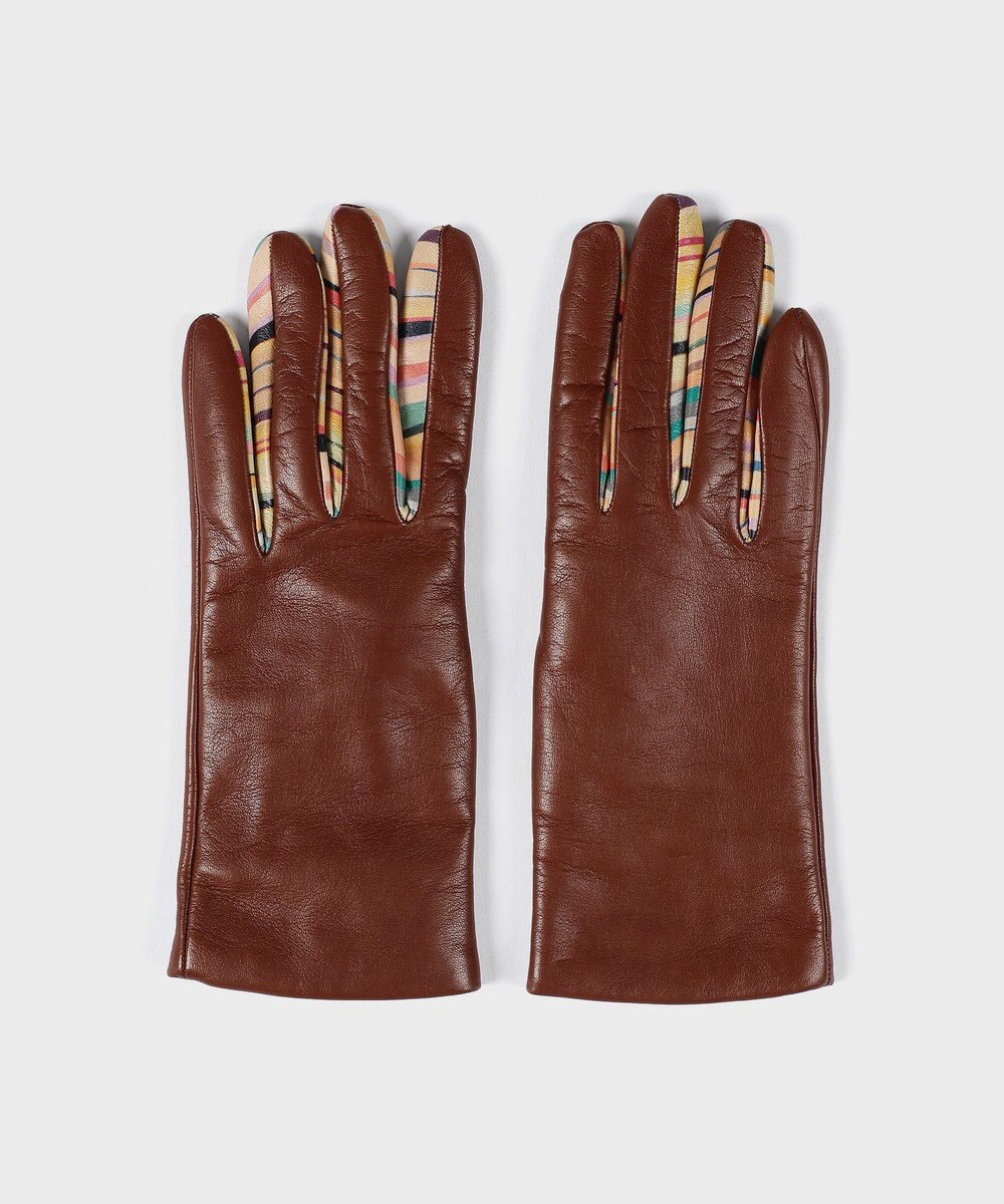 Paul Smith スワールトリム レザーグローブ 
