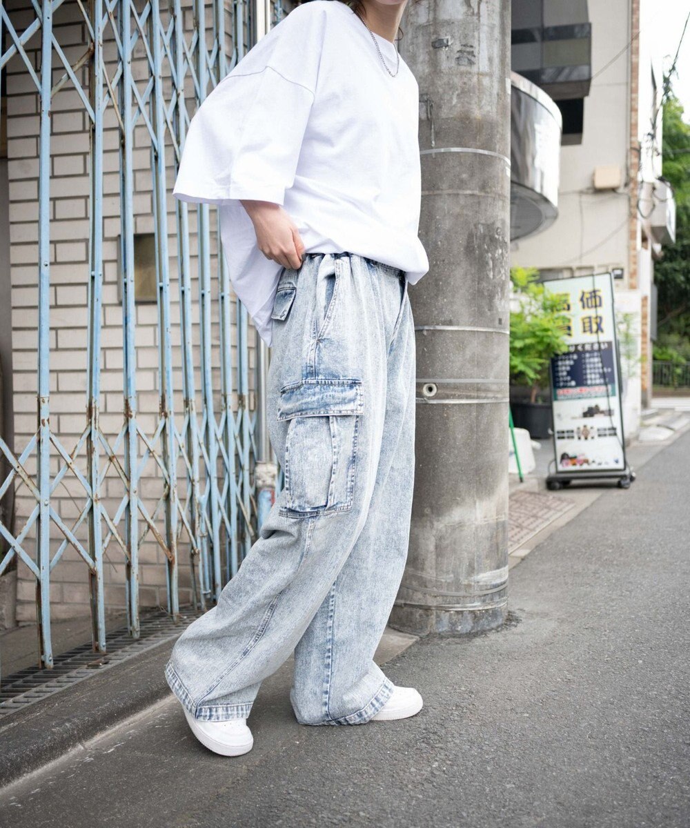 WEGO デニムカーゴパンツ 