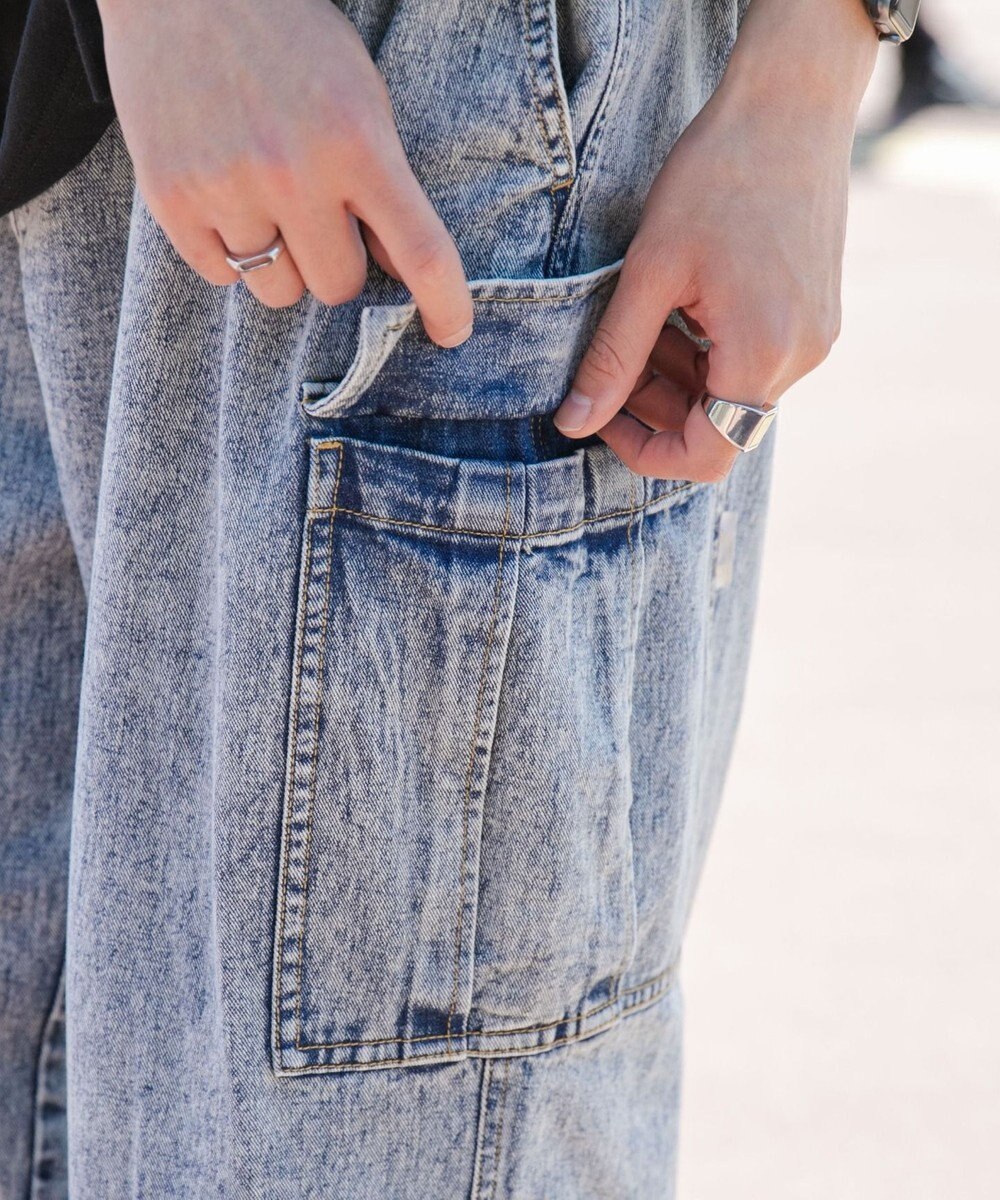 WEGO デニムカーゴパンツ 