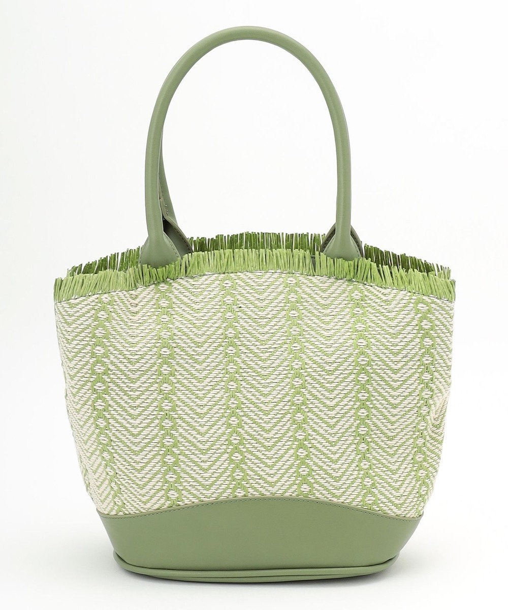 UNBILLION cachecache ポリプロピレンフリンジトートバッグ 