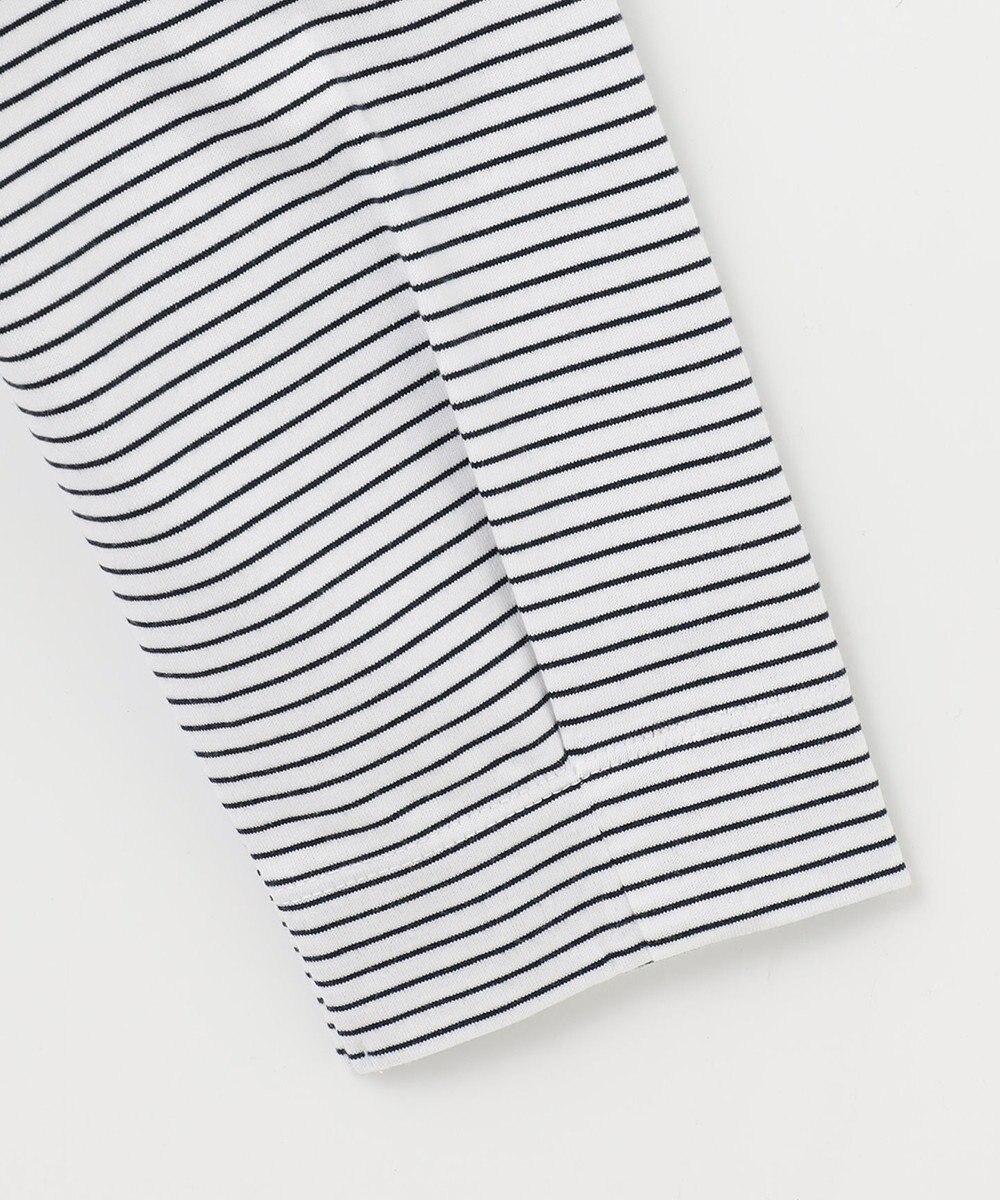 J.PRESS LADIES ニットパーツジャージー ボーダー カットソー 