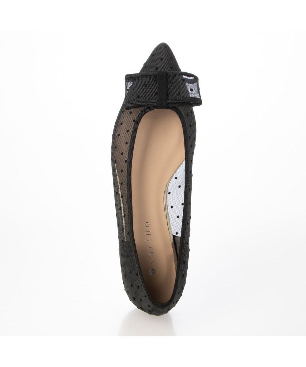 MODE ET JACOMO <carino>ドットチュールパンプス 