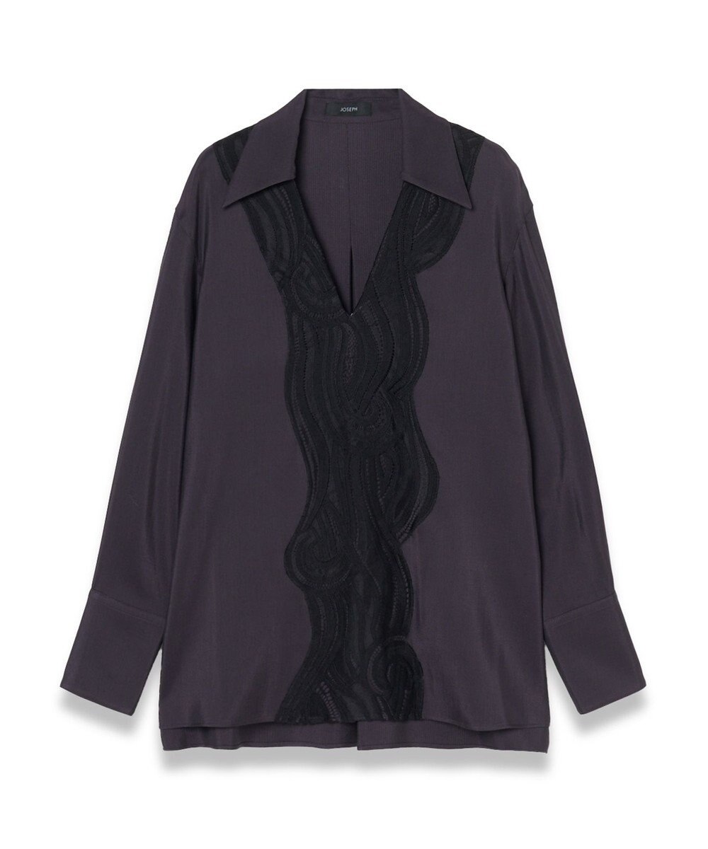 JOSEPH イブニングシルク　Vネックブラウス 