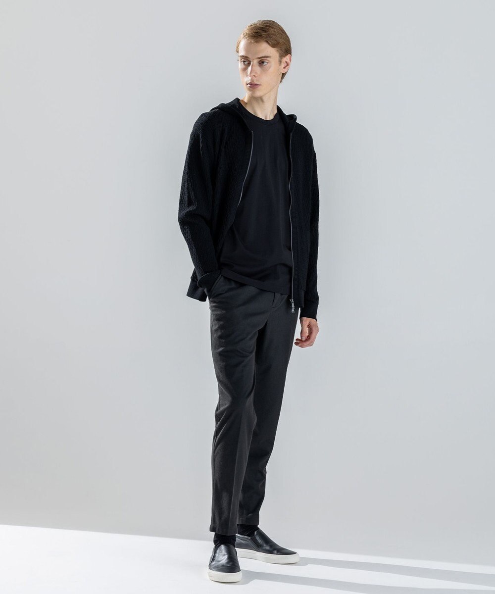 JOSEPH HOMME 【新柄】  ヴィスコースリンクス　ジップアップニットフーディー 
