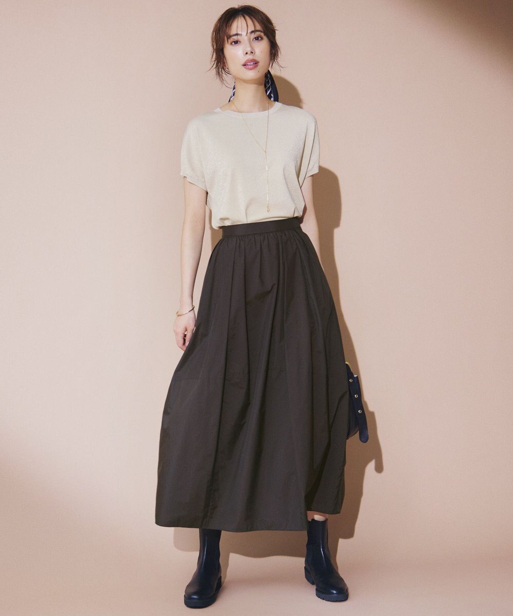 23区 S 【洗える】ナイロンコットンポプリン スカート 