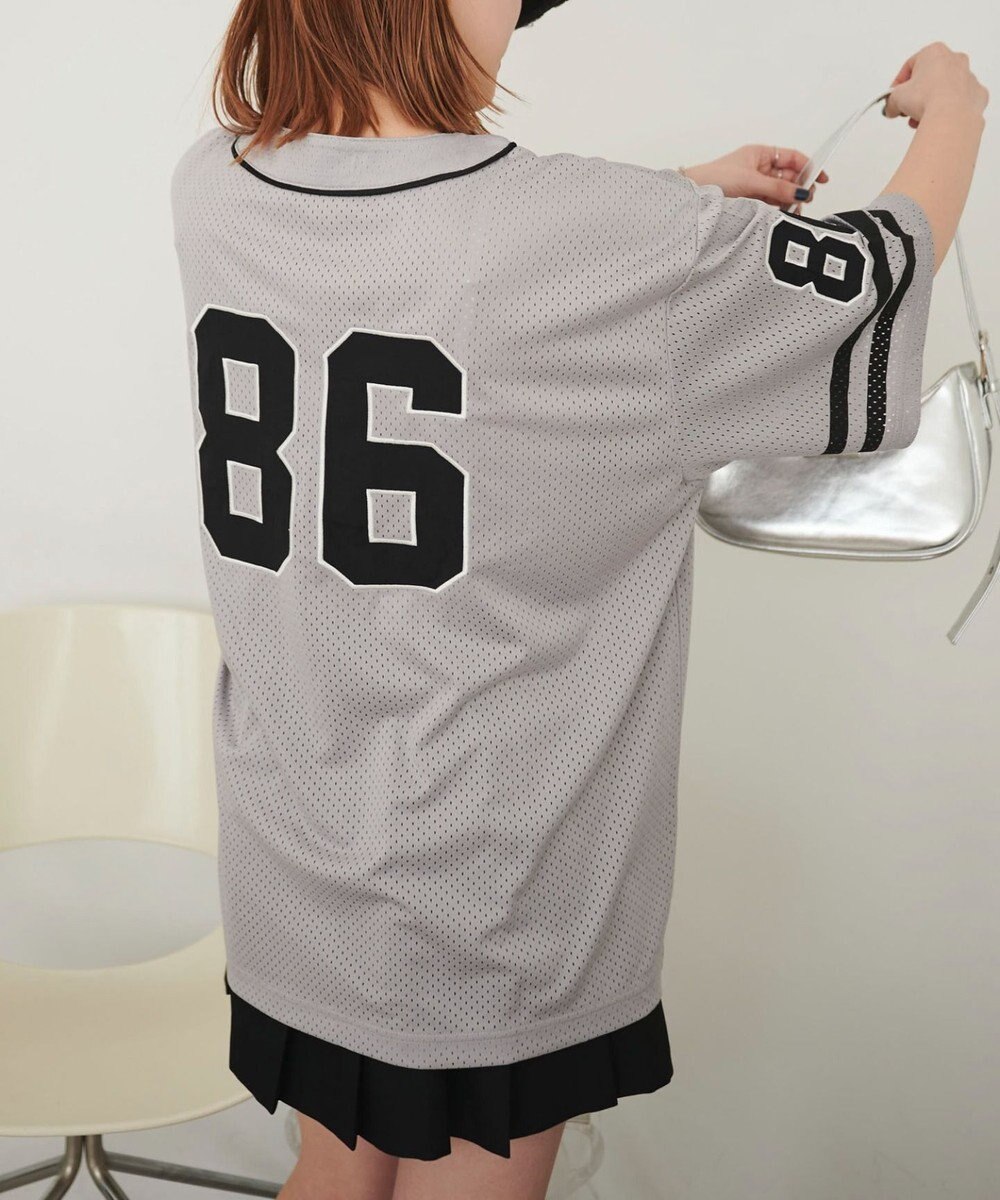 WEGO ベースボールメッシュビッグシャツ 