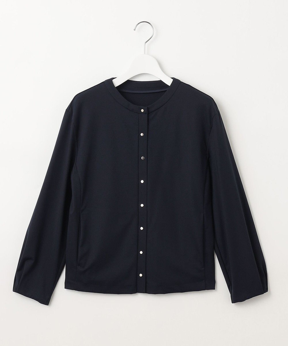 J.PRESS LADIES L 【洗える】Hari-Puru jersey カーディガン 