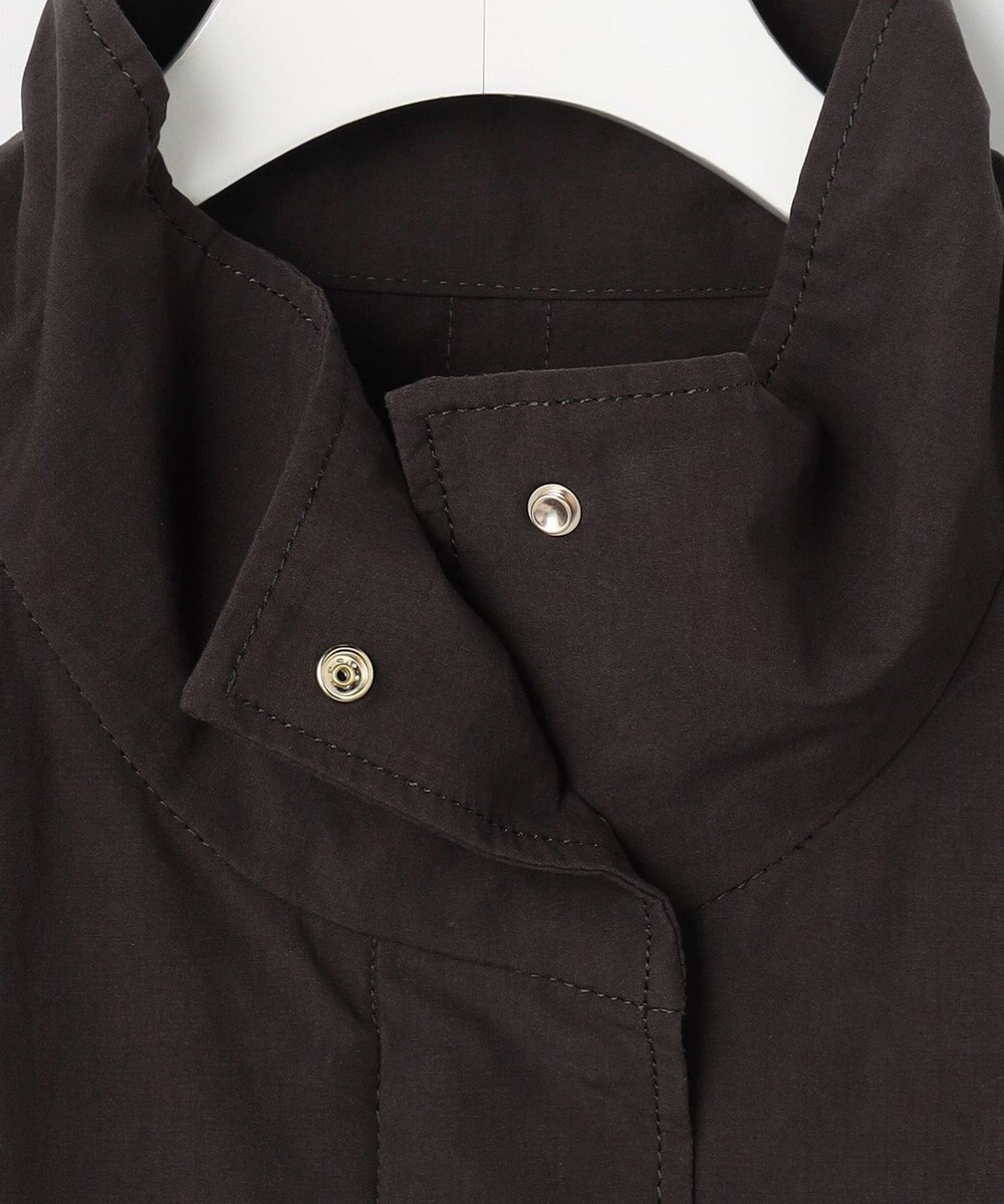 自由区 【カタログ掲載・春の必需品・オンオフ使える】コットンリネンウェザーライト コート 