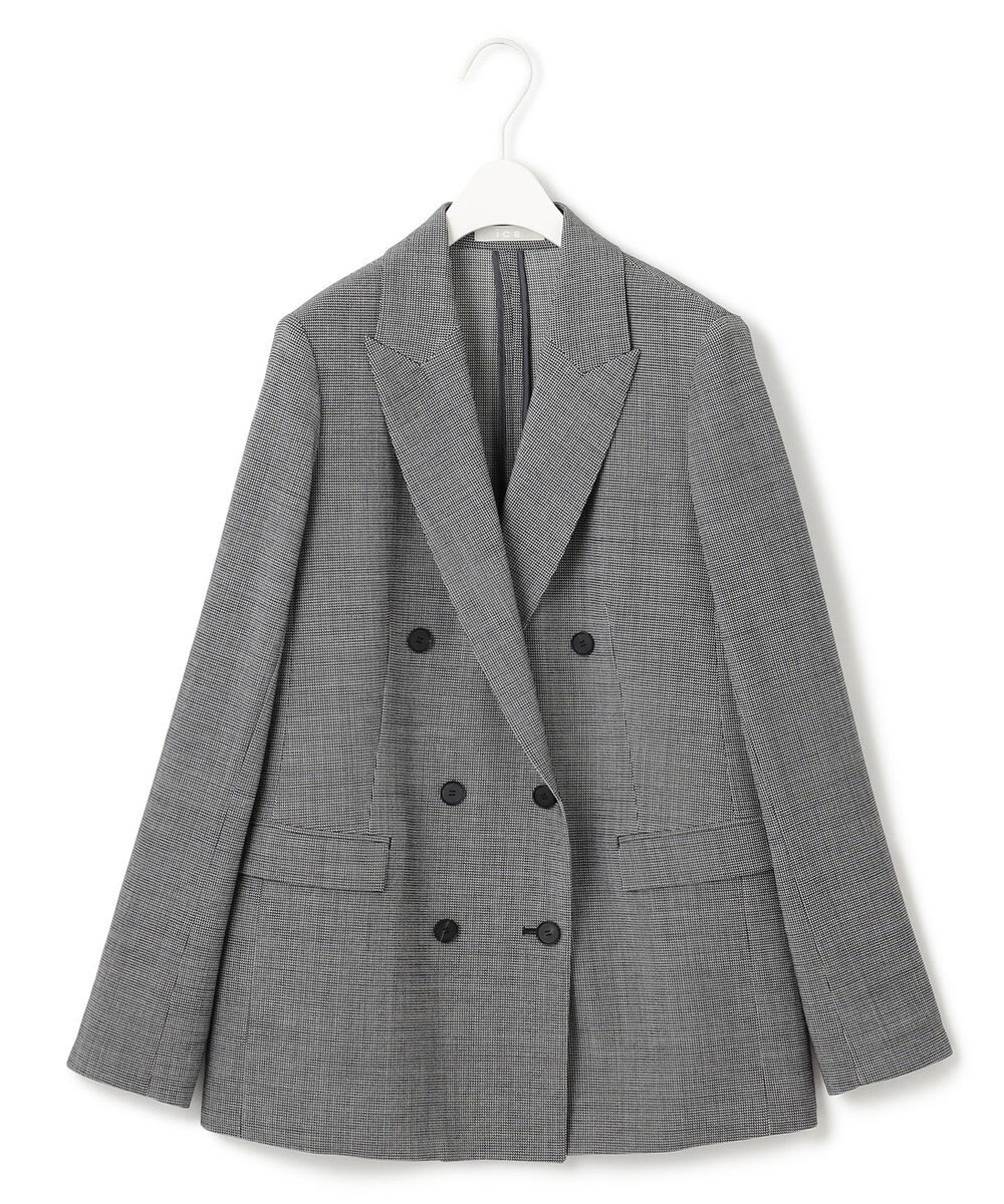 ICB ウール2WAYストレッチ ダブルブレストジャケット 