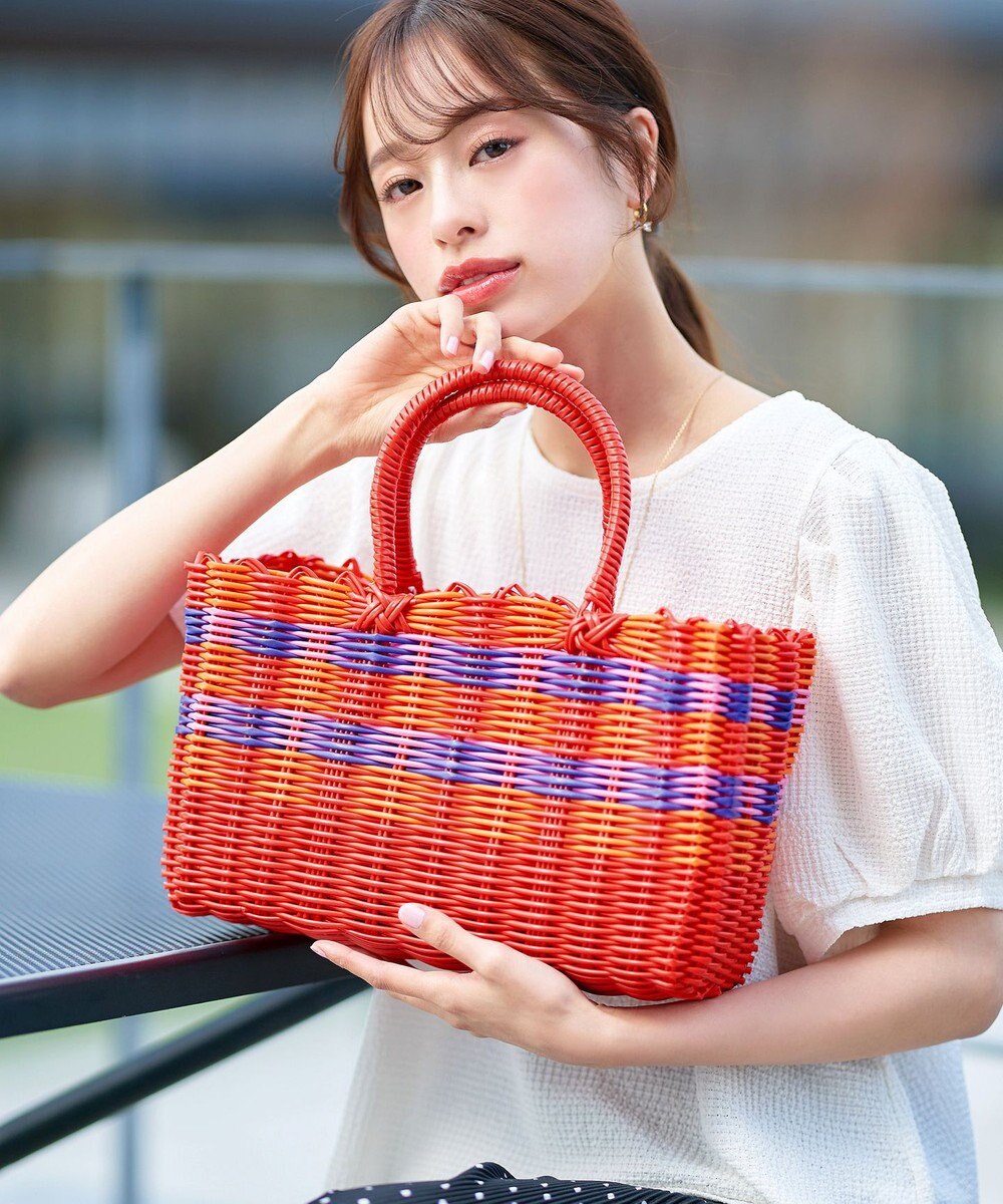 Tiaclasse パターンマルシェバッグ 