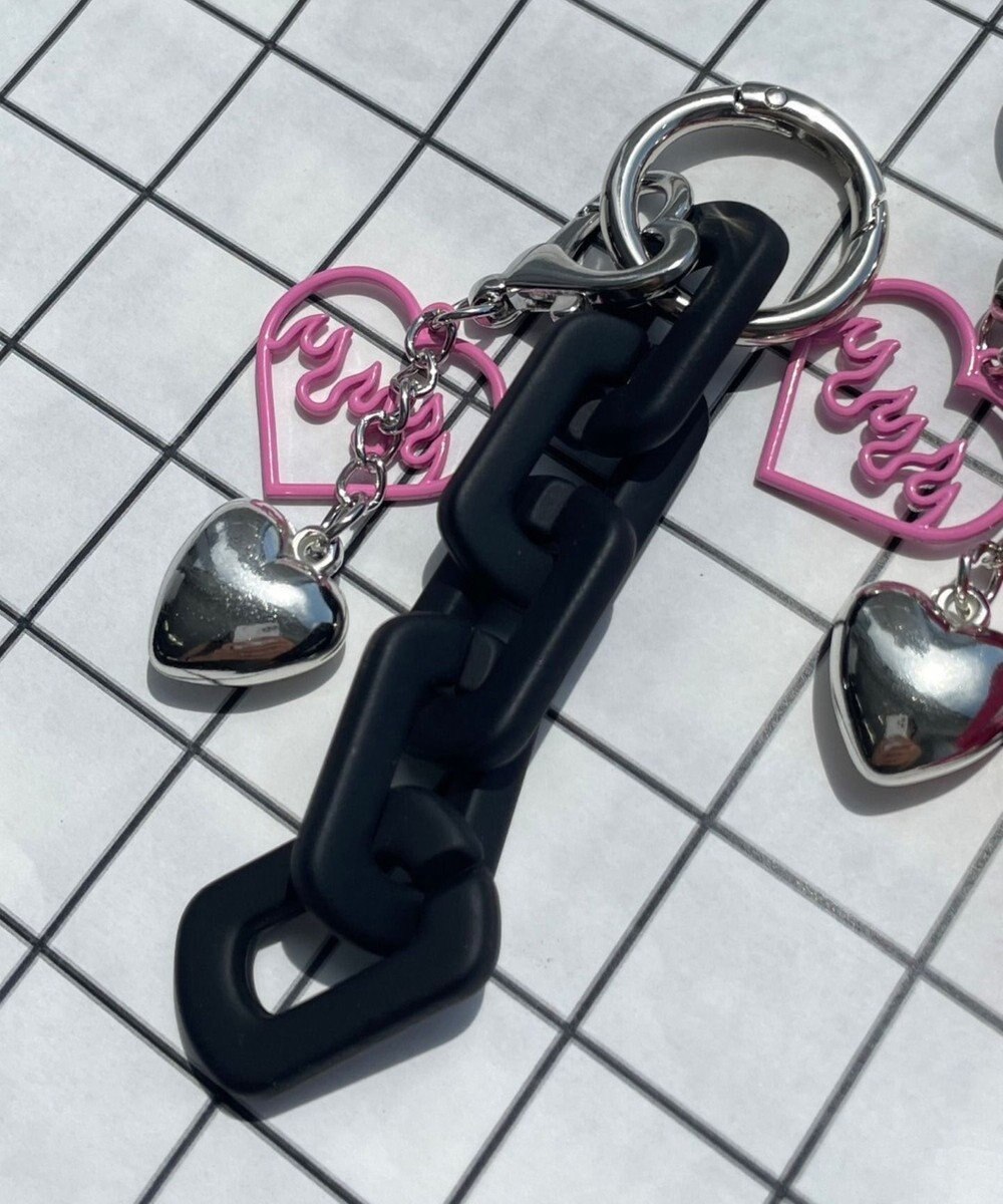 WEGO ハートチェーンキーホルダー 