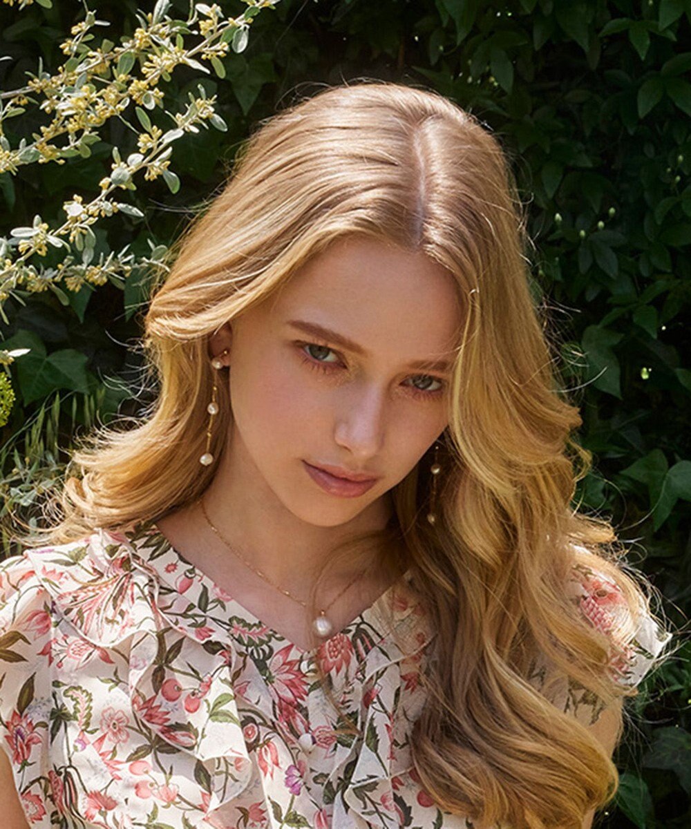 TOCCA PEARL STATION EARRINGS 淡水バロックパール イヤリング 