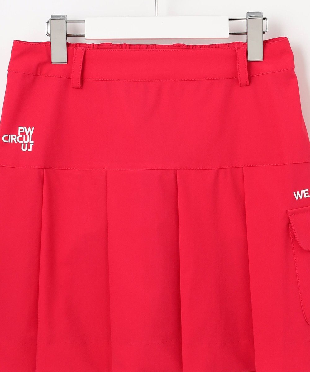 PW CIRCULUS 【UVカット / 接触冷感 / 伸縮性抜群】【WOMEN】フロントプリーツ ゴルフウェア レディース 