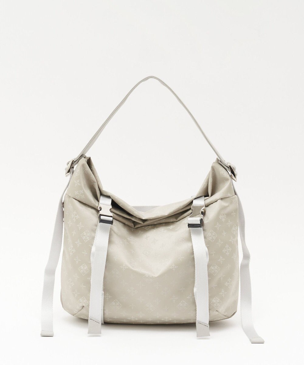 russet ナイロンジャガードメタルバックルショルダーバッグ M(CE-1671) 