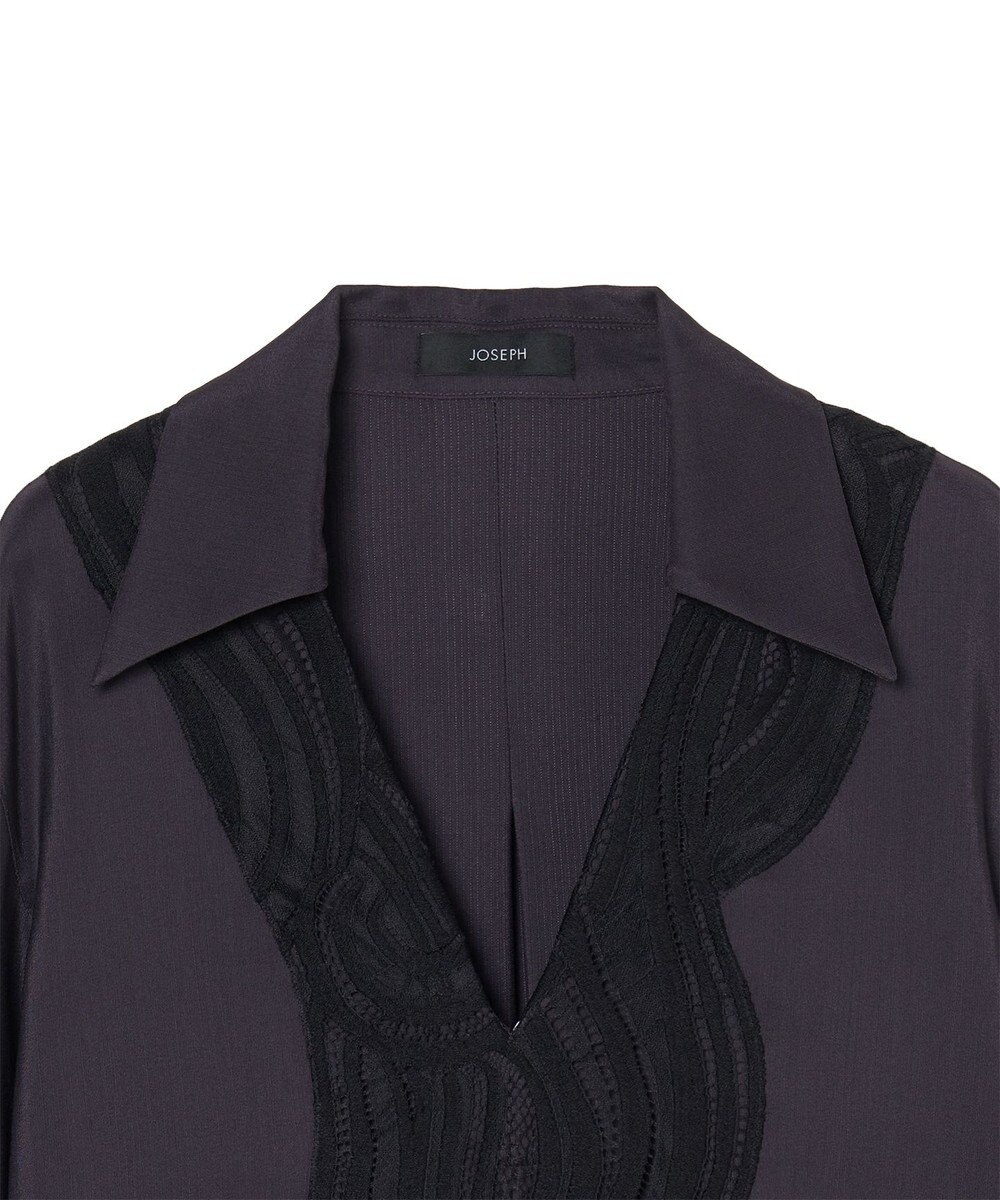 JOSEPH イブニングシルク　Vネックブラウス 