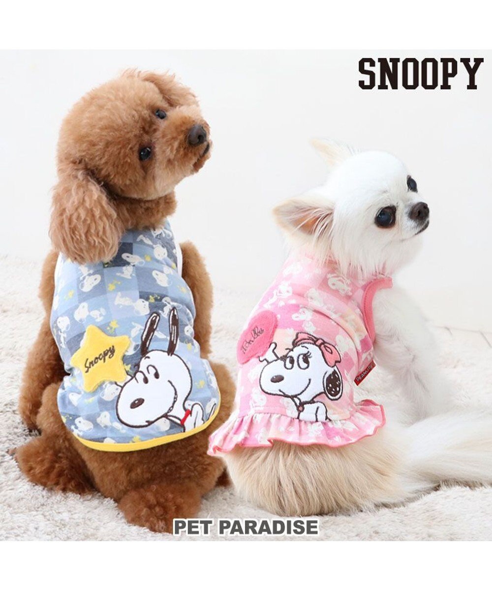 PET PARADISE スヌーピー ベル タンクトップ 《ポップ柄》 中型犬 