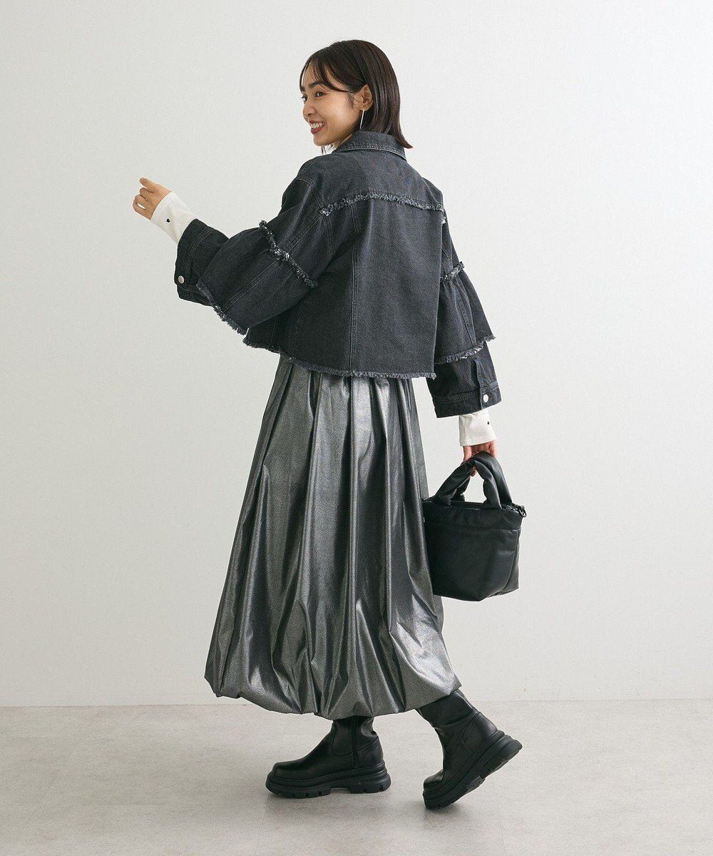 Green Parks ・ＤＯＵＢＬＥ　ＦＬＡＧＳ　フレアスリーブＧジャン 