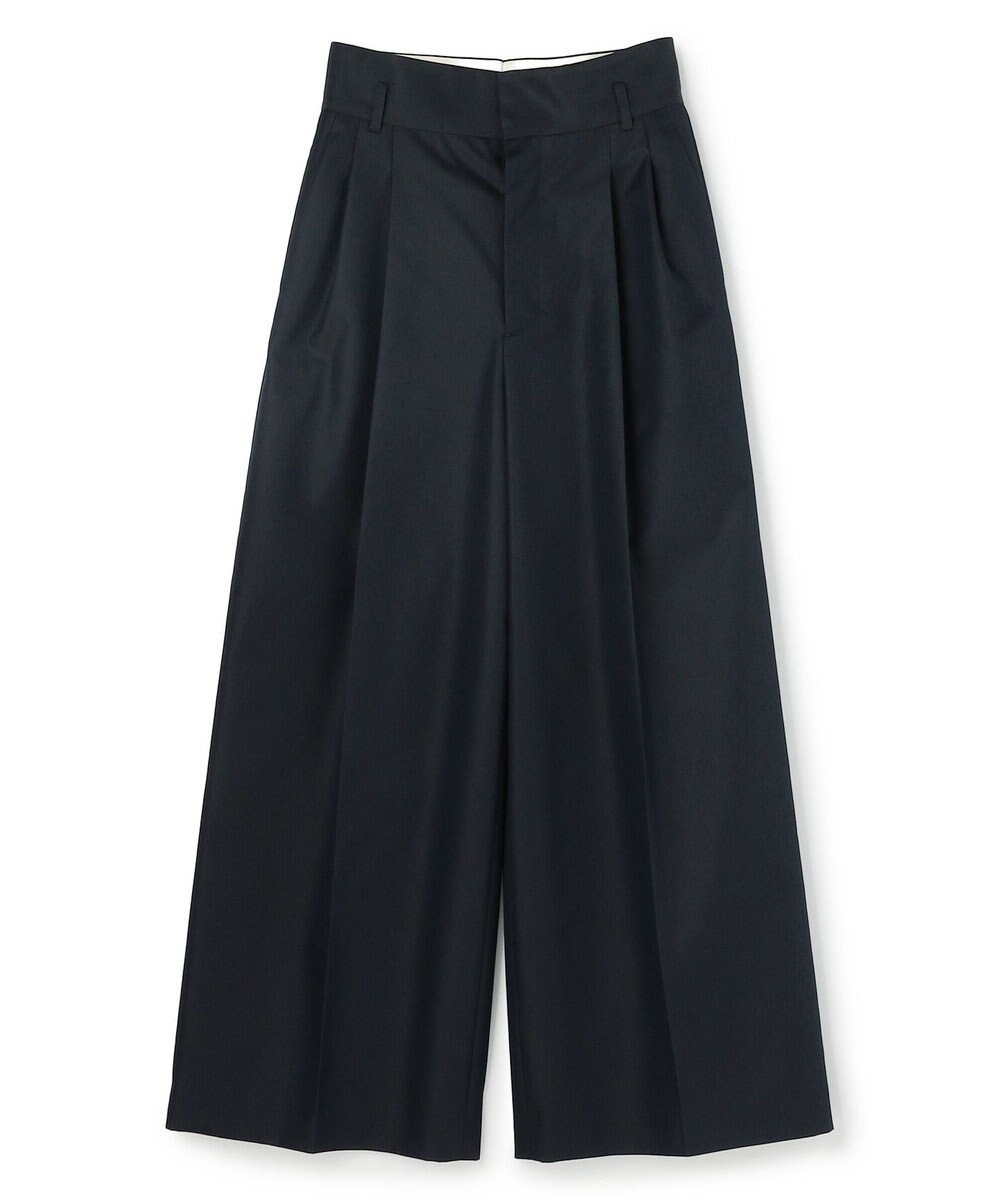 uncrave チノギャバジン ワイドトラウザー 