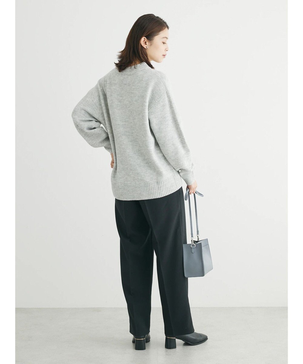 Green Parks ｆｕｗａっとメランジ前後差ニットプルオーバー 