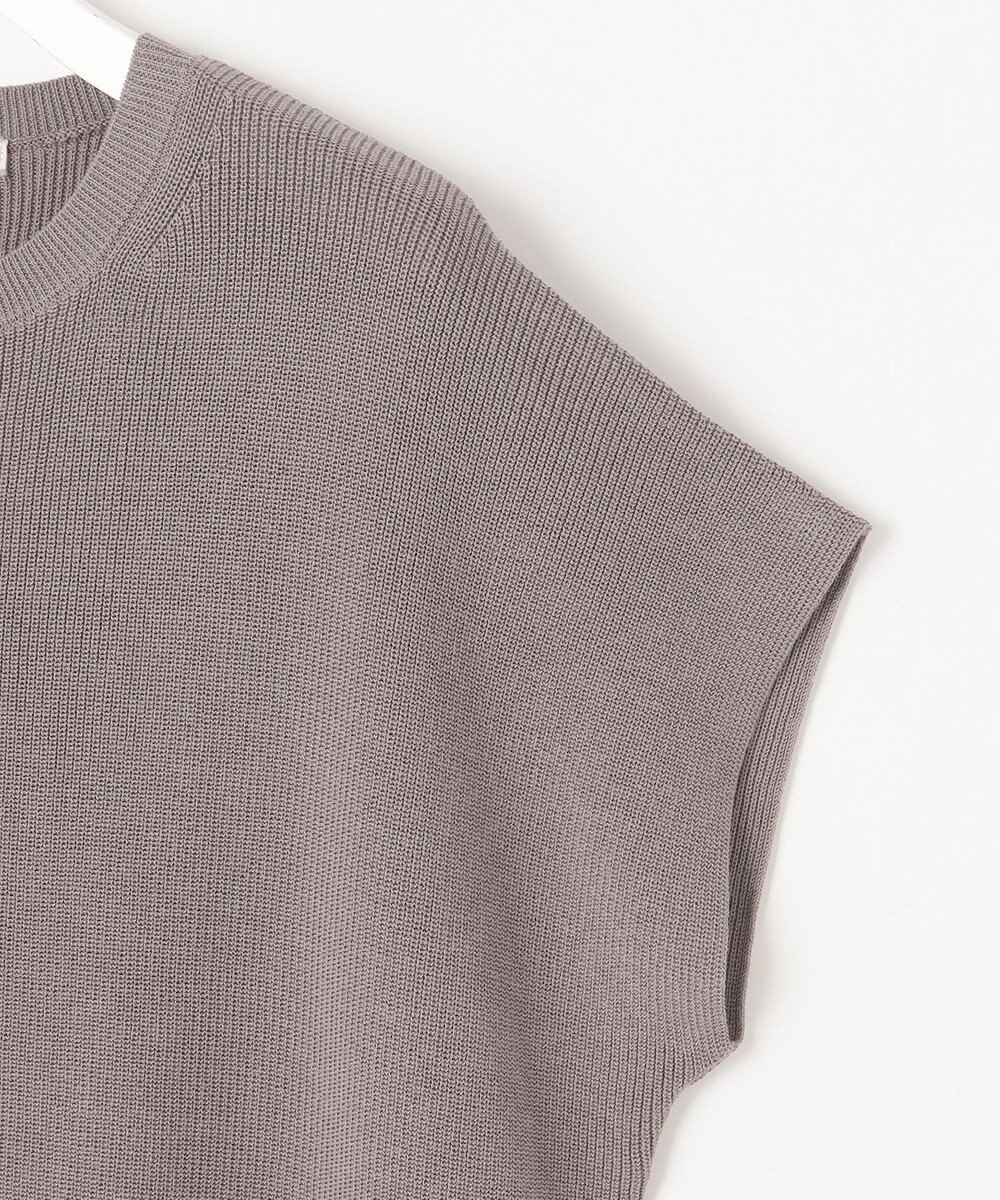 自由区 【WEB限定・洗える・XSサイズあり】ハイツイストコットンアセテート畦編み ニット 