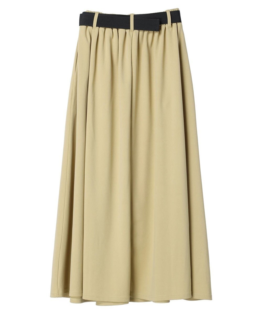 Green Parks ・ｎｏｖｅｍ９　ガチャベルト付フレアスカート 
