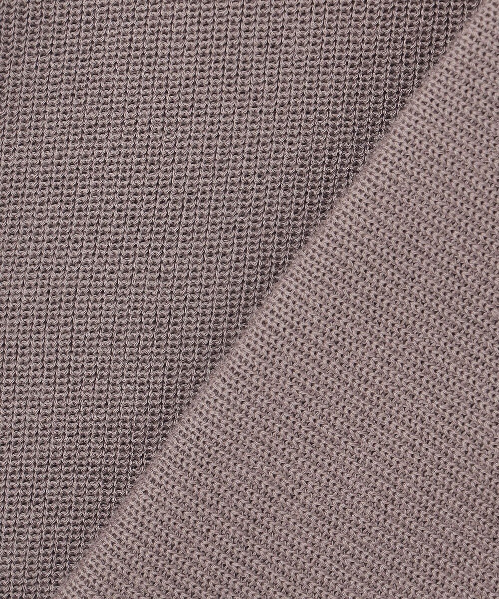 自由区 【WEB限定・洗える・XSサイズあり】ハイツイストコットンアセテート畦編み ニット 