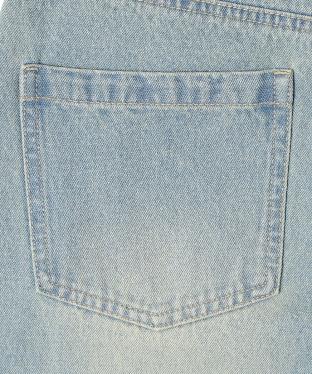 WEGO ボタンフライローライズフレアデニム 