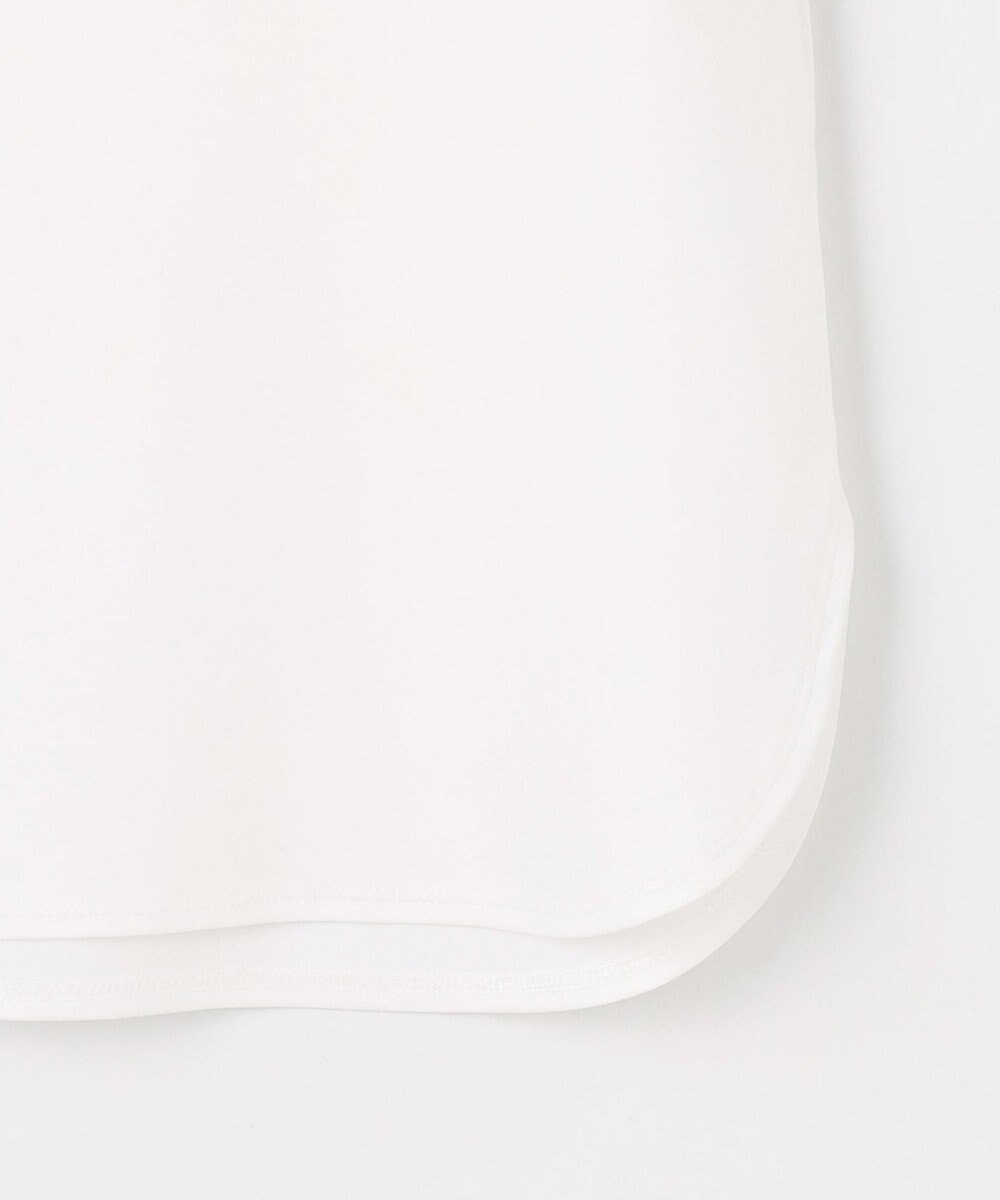 J.PRESS LADIES コットンスムース ノースリーブ シャツテール カットソー 