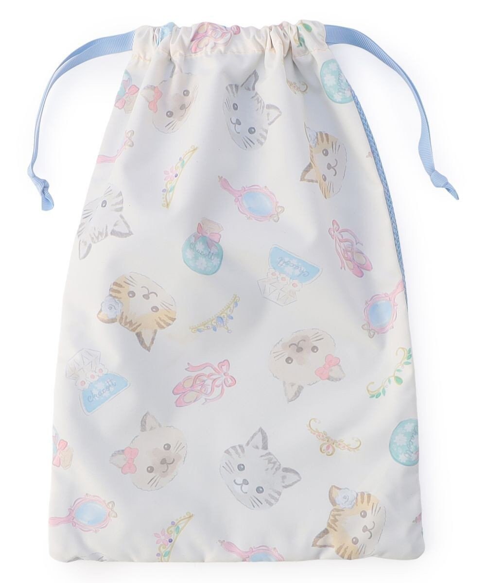 Chacott Cat半メッシュ巾着M 