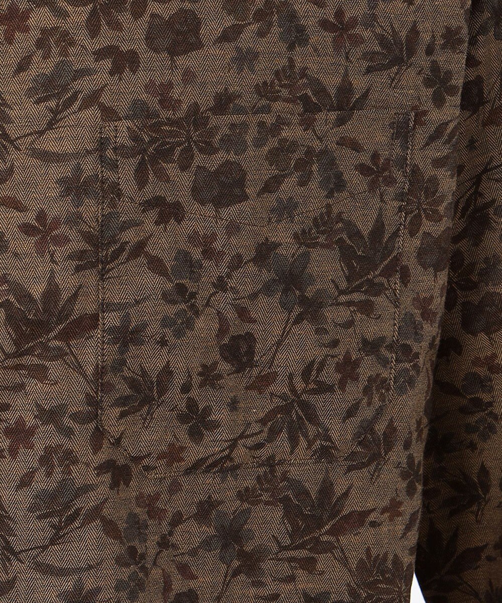 JOSEPH ABBOUD 【キングサイズ】JC花柄プリント　シャツ 