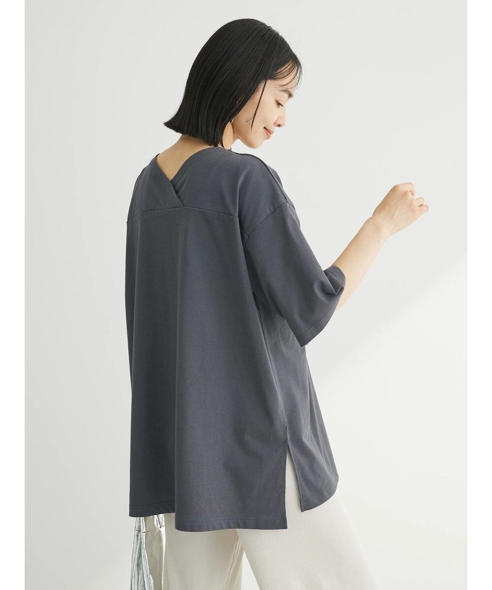 Green Parks 冷っとすずやか　バックカシュクールチュニック 