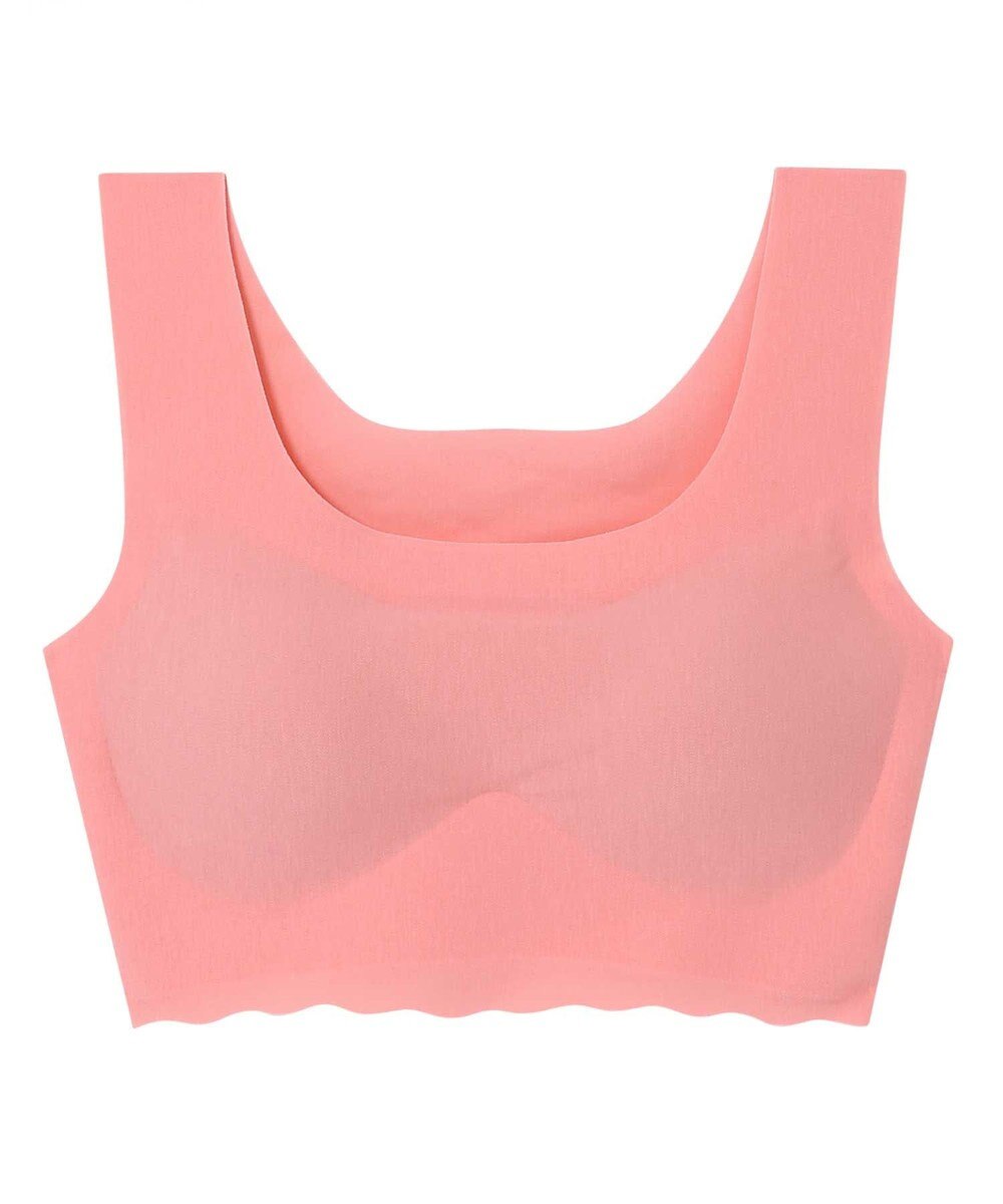 une nana cool 綿混フラット仕上げ　ノンワイヤーブラジャー　　【全サイズ同一価格】 