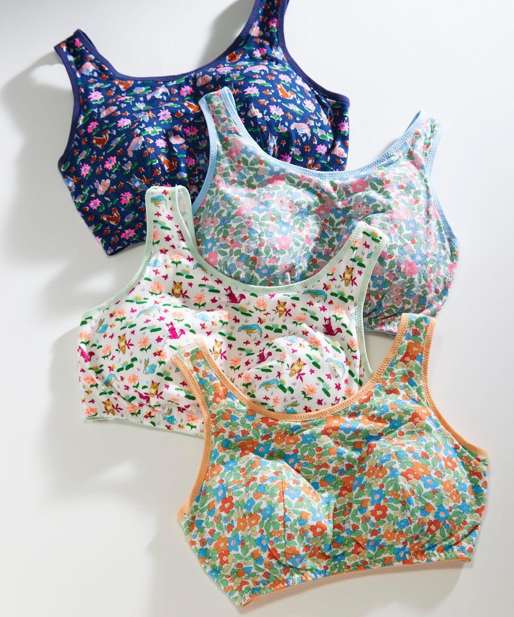 une nana cool MADE WITH LIBERTY FABRIC ナイトアップブラ 