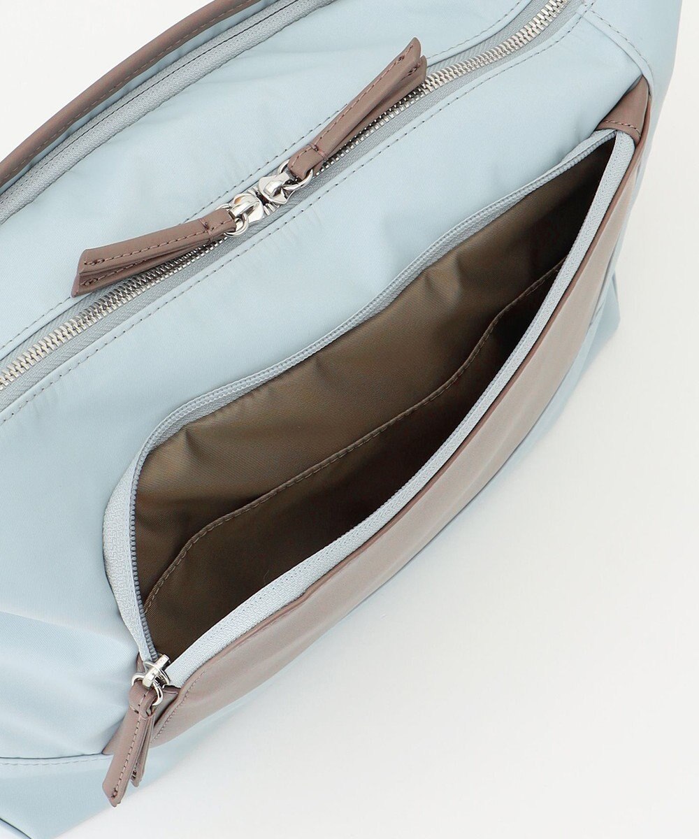 Y'SACCS ナイロン×リサイクルレザー　コンビマルチショルダー 