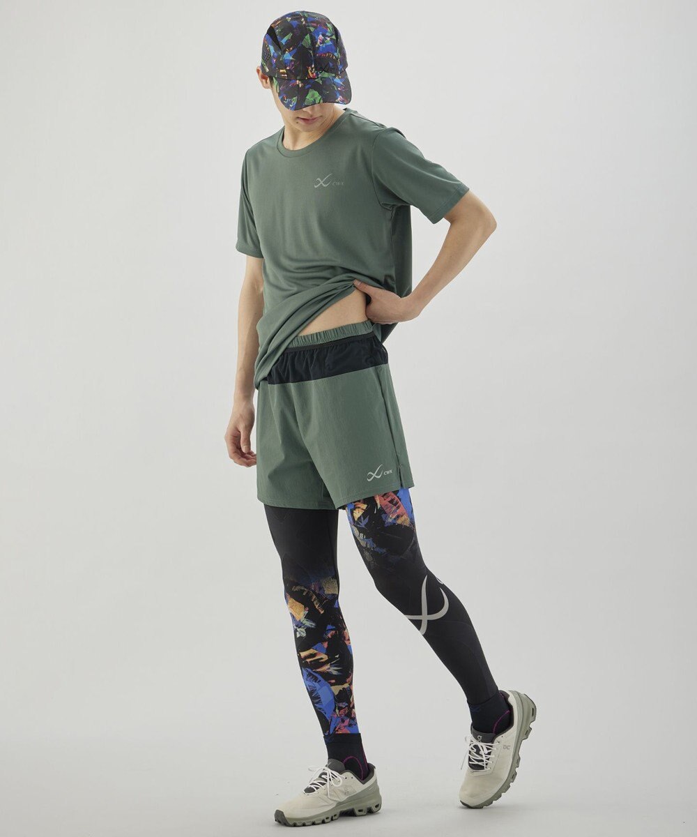 CW-X 【UNISEX】 CW-X ボトムス ランニングパンツ 2分丈 はっ水(本体) UVカット率90%以上(本体) ユニセックス DHR335 /ワコール 