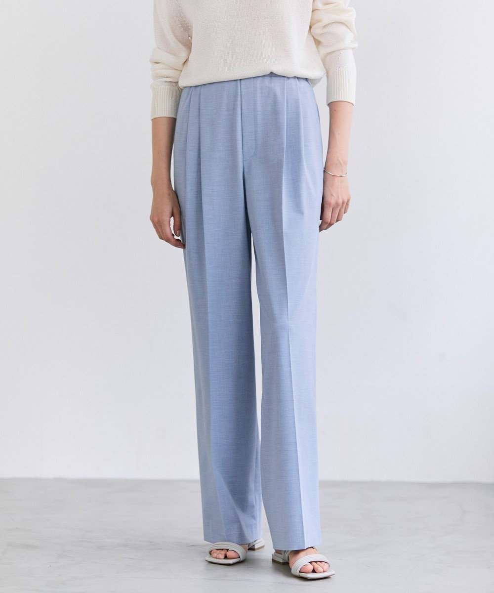 BEIGE， APOPHY / ステッチディテールイージータックパンツ 