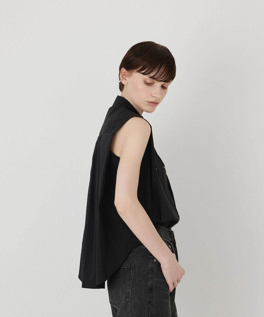 GRACE CONTINENTAL ビジューノースリーブシャツ 