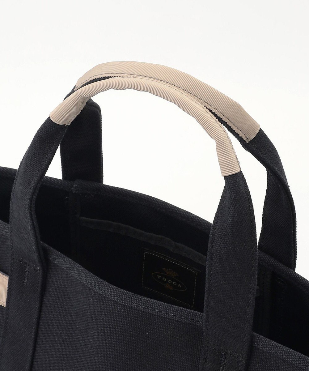 TOCCA 【A4サイズ対応】SIDE RIBBON CANVASTOTE トートバッグ 