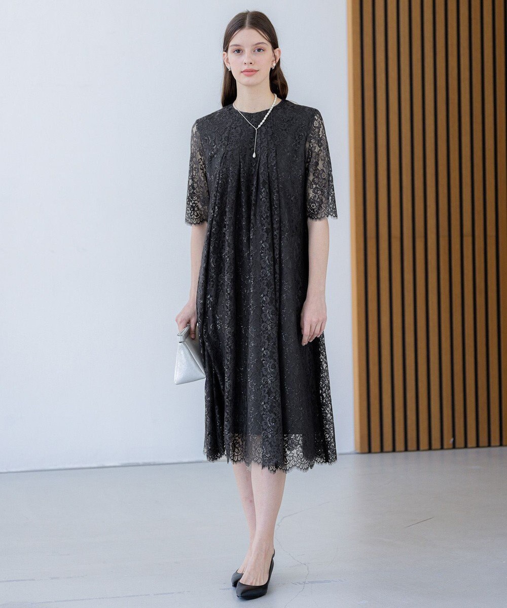 23区 【APPLAUDIR】ブライトフラワーレース ドレス 