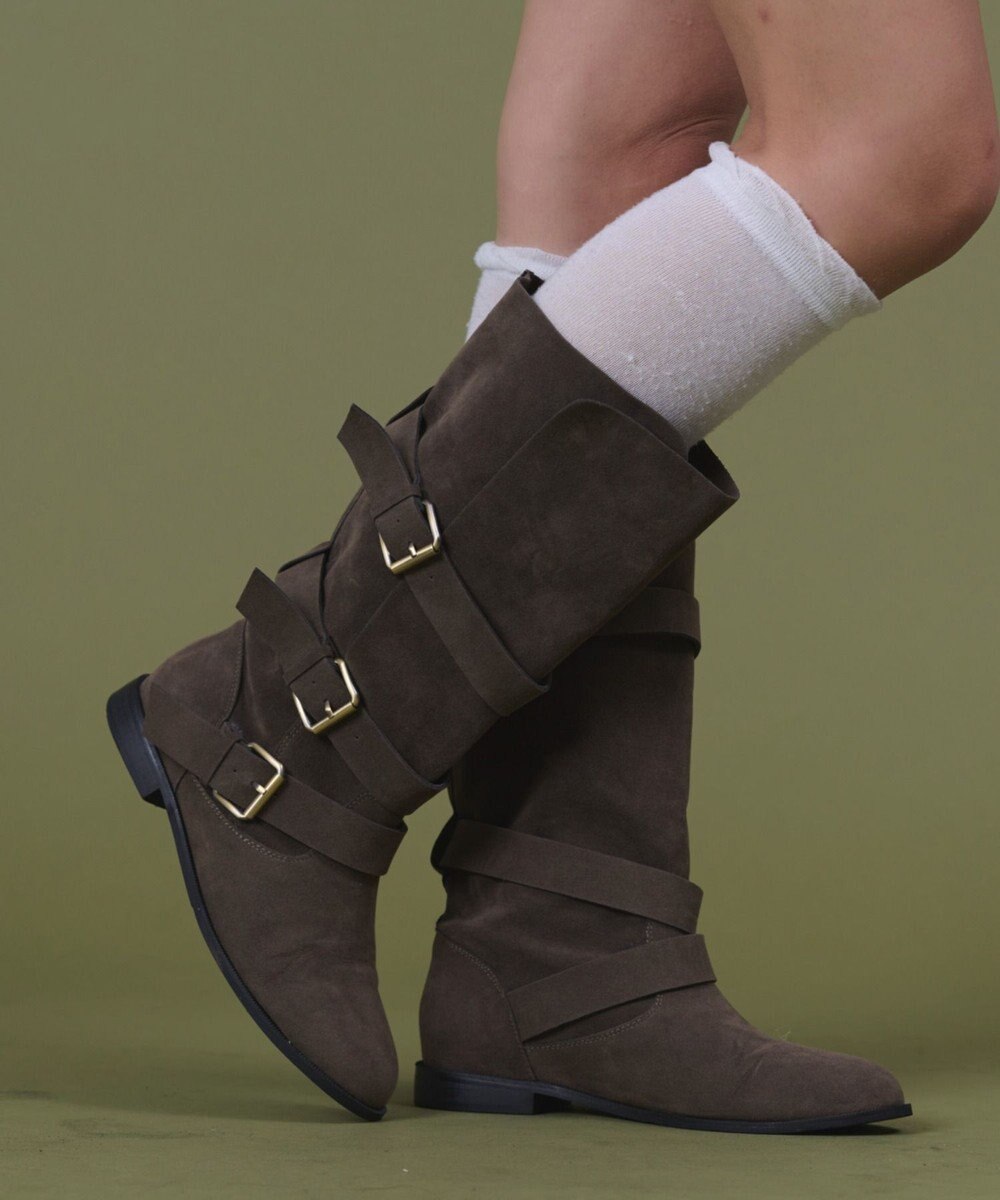 WEGO スウェードベルトブーツ 