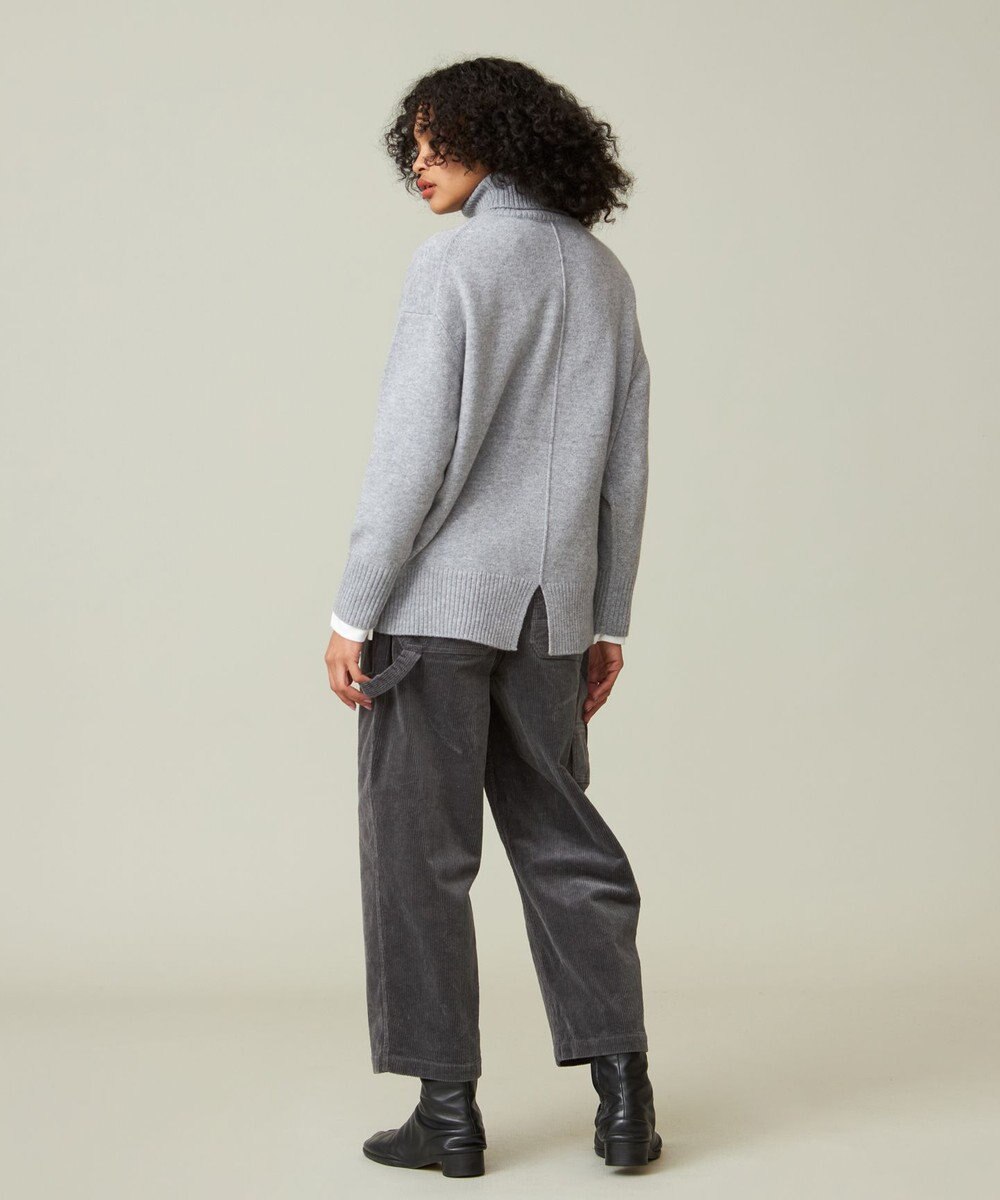 J.PRESS YORK STREET 【WOMEN】ウールカシミヤ タートルネックニット 