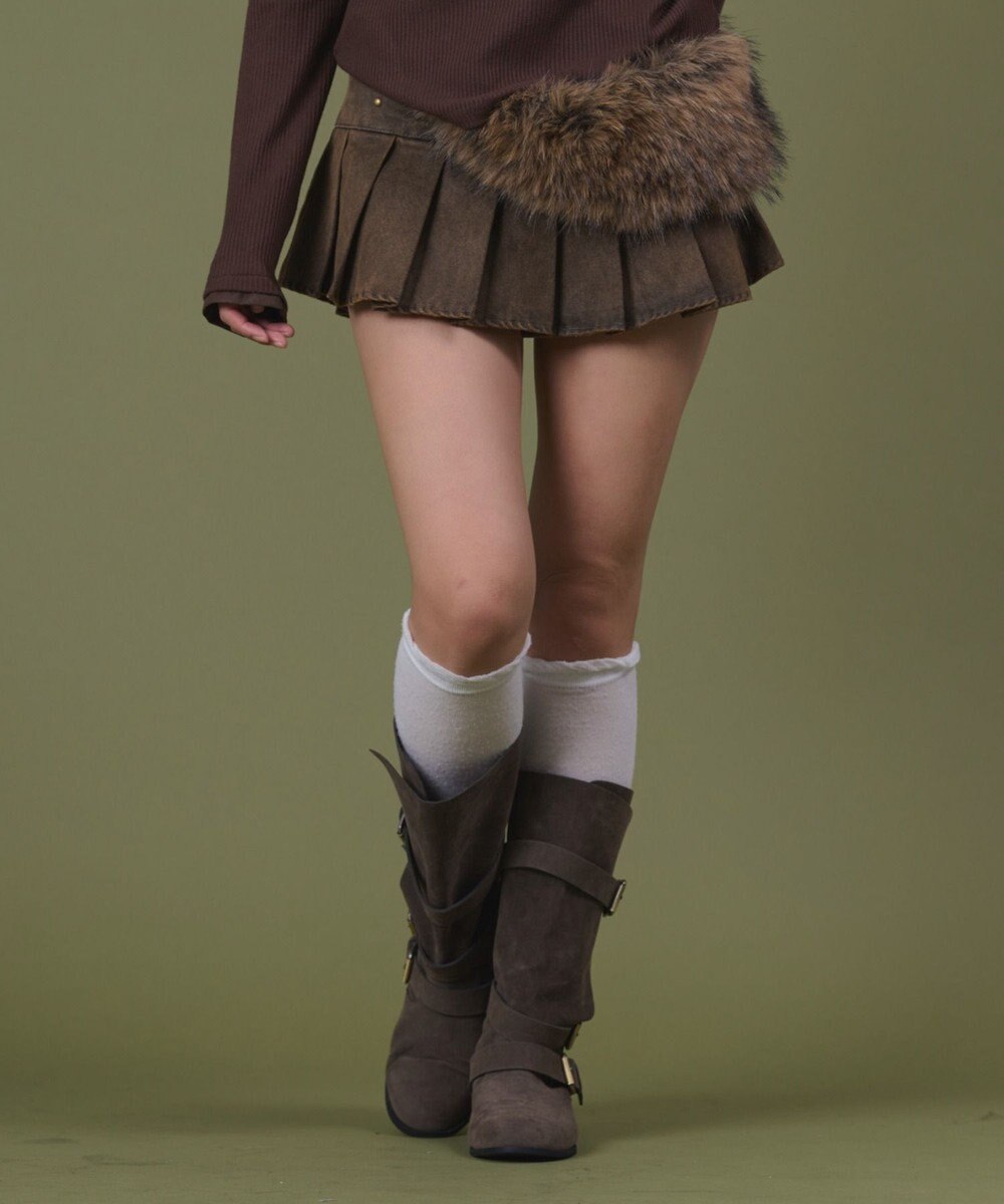 WEGO スウェードベルトブーツ 