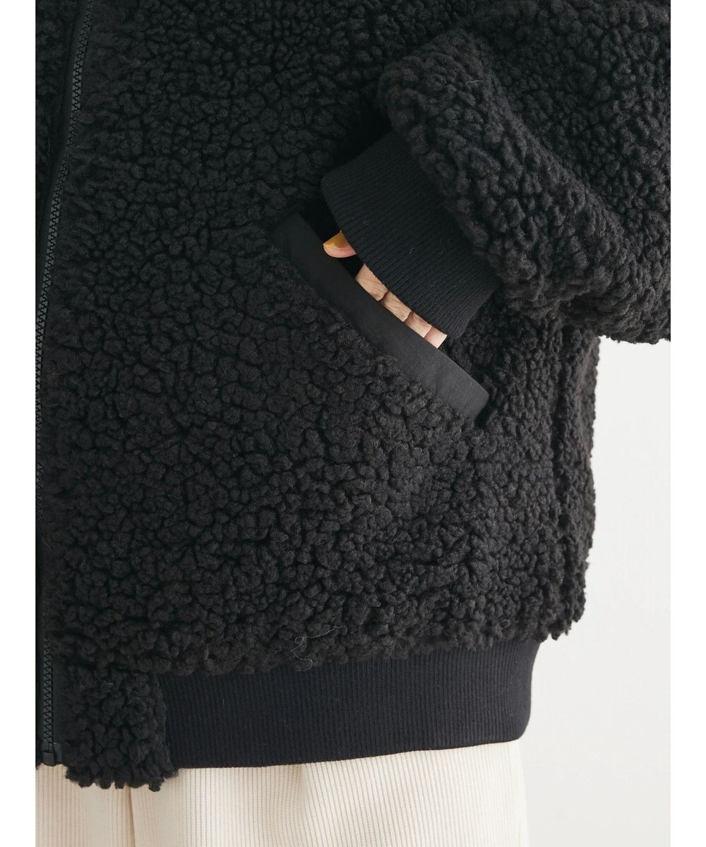 Green Parks ・Ｄｏｕｂｌｅ　Ｆｌａｇｓ　　ボアブルゾン 