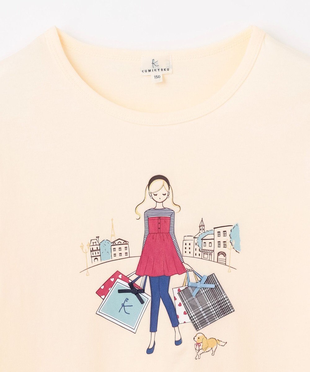 組曲 KIDS 【150-160㎝】Shopping Paris Tシャツ 
