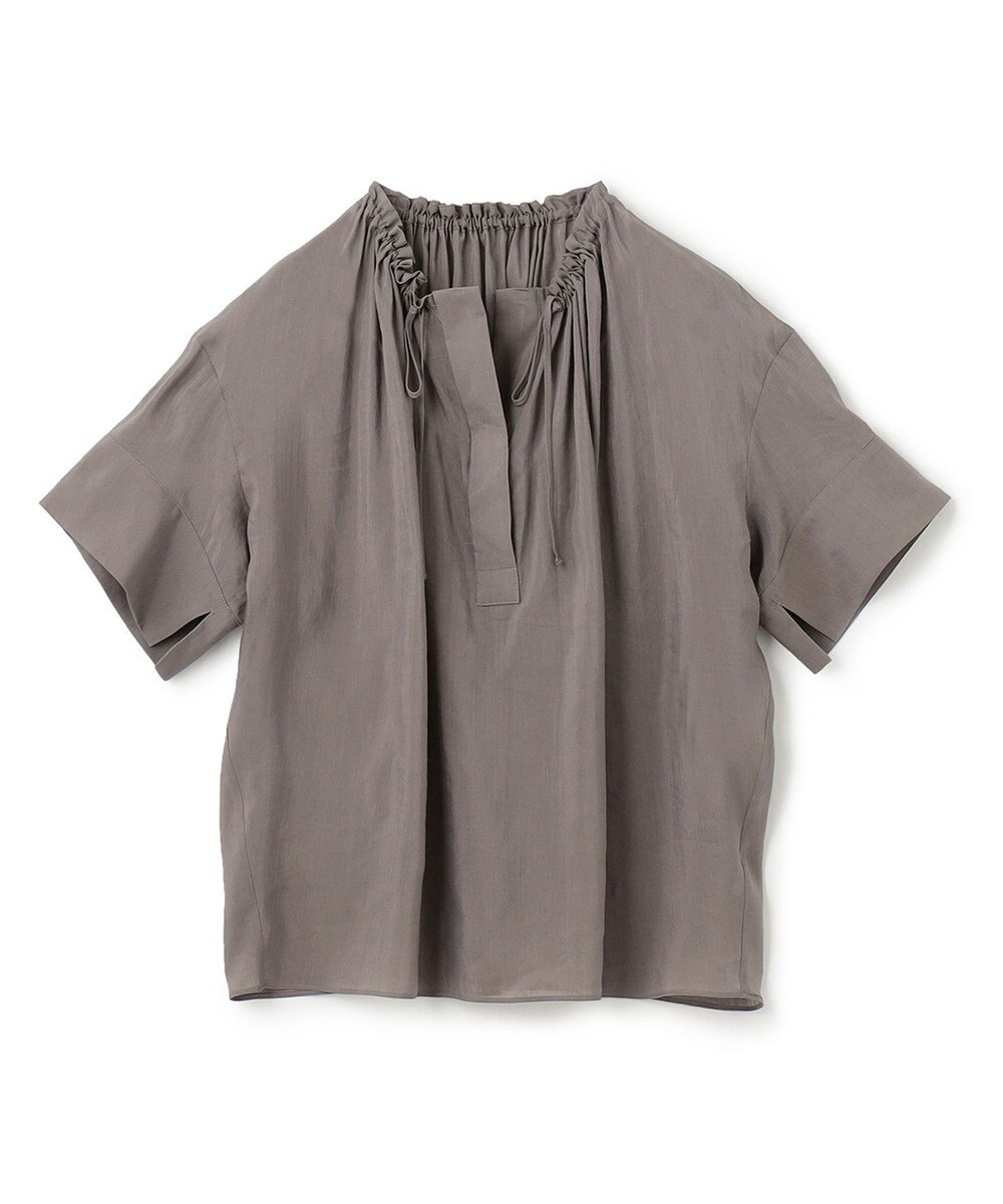 BEIGE， LILAC / ギャザーブラウス 