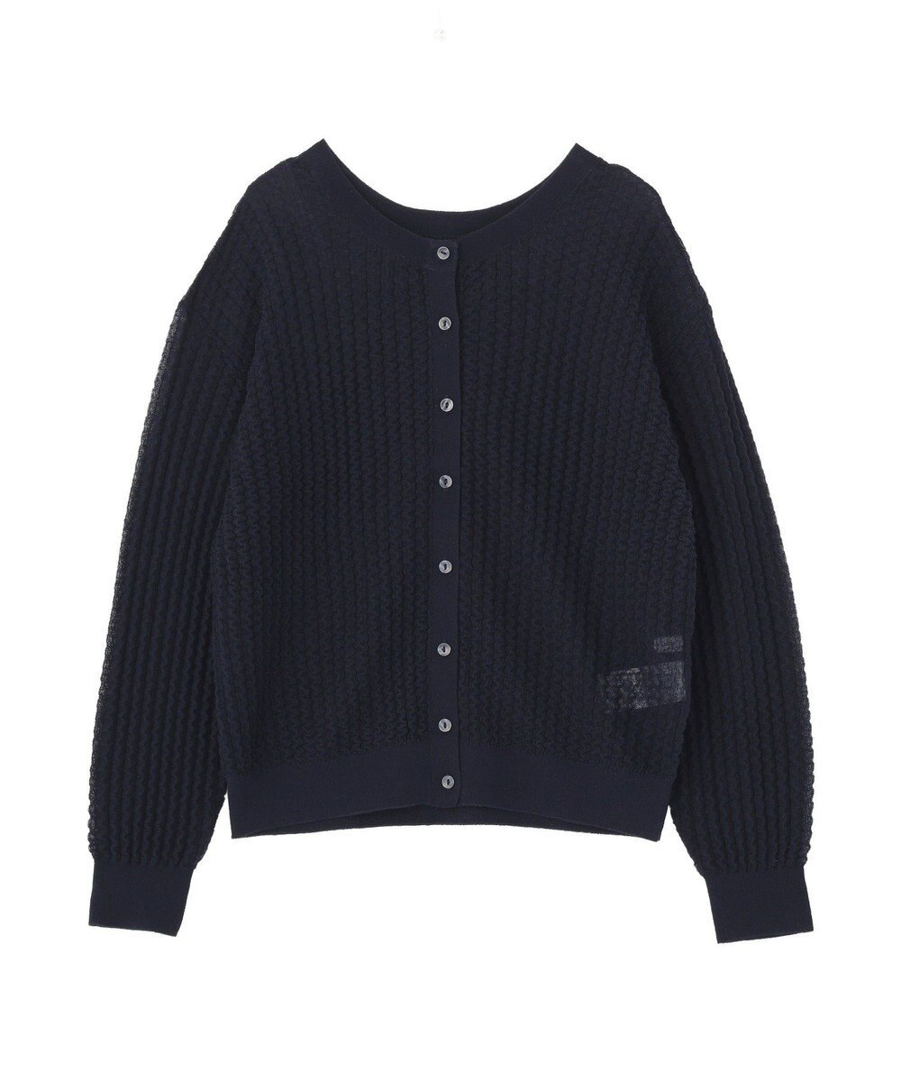 AMERICAN HOLIC 【前後2WAY】透かし編みニットカーディガン 