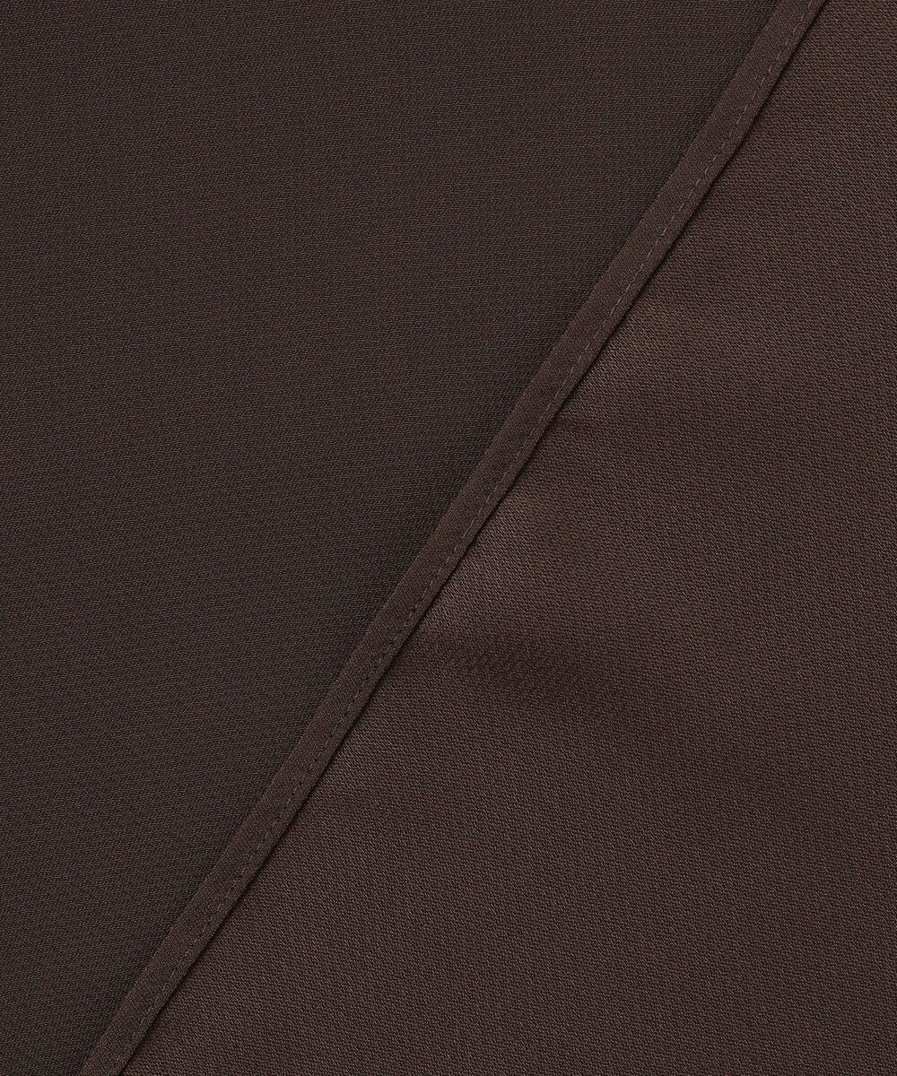 ICB 【新色追加・WEB限定カラーあり】BackSatinAmunzen 5分袖キーネックブラウス 