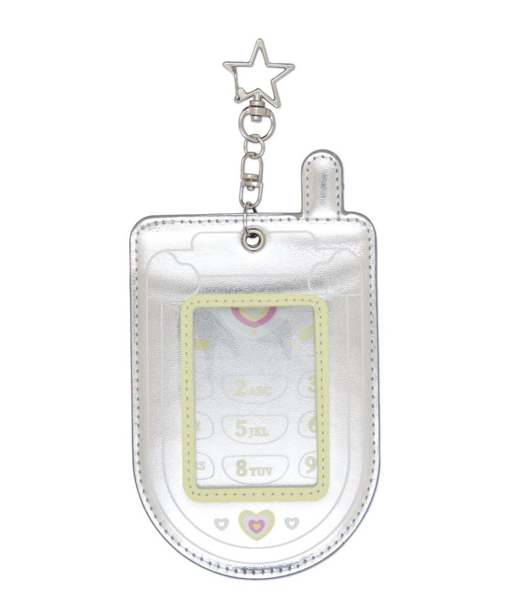 WEGO 【痛バ＆推し活グッズ】シャイニーガラケーカードホルダーキーホルダー 