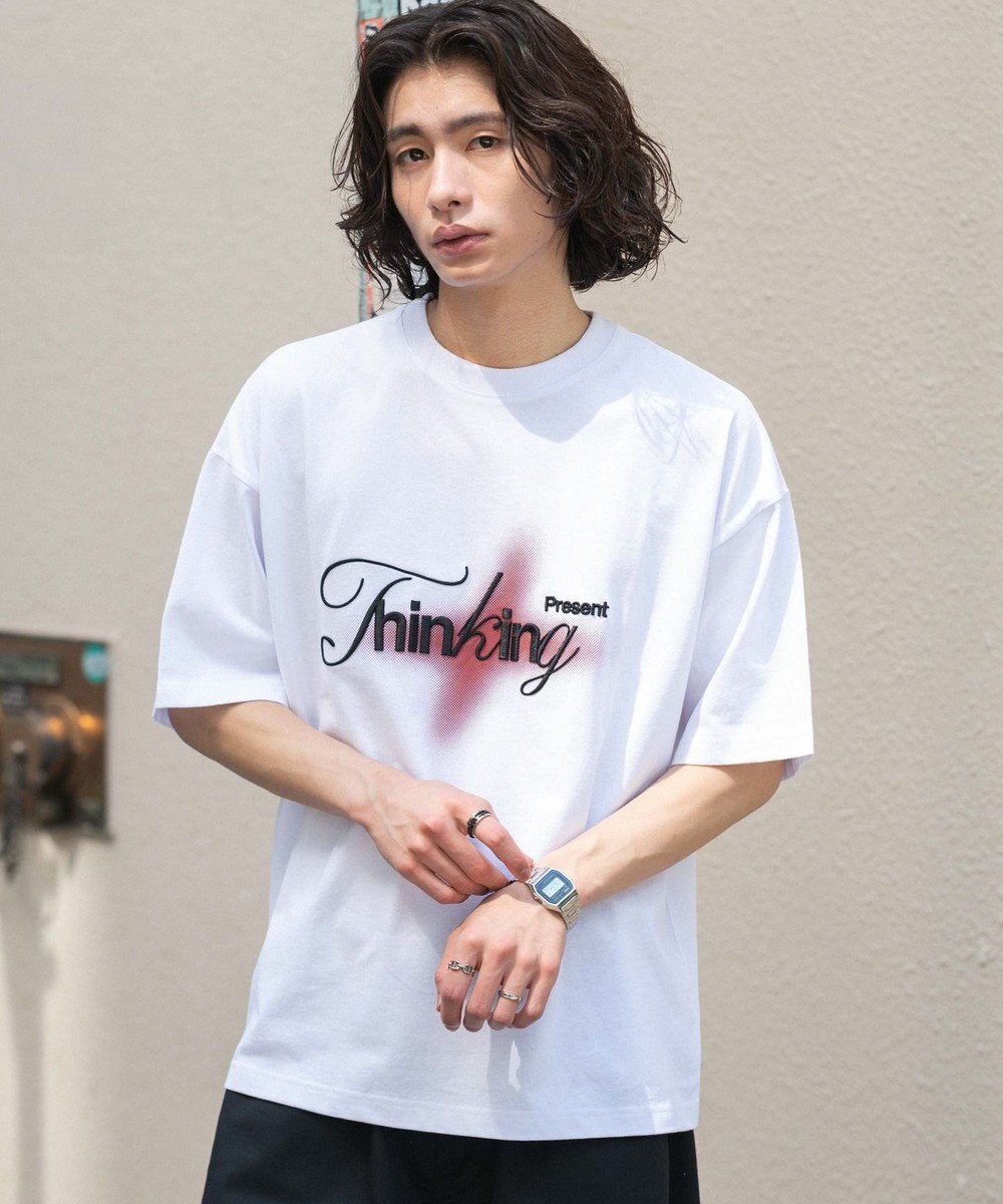 WEGO 【機能T/ユニセックス着用ITEM/MLサイズ展開】接触冷感3D刺繍T(SS) 